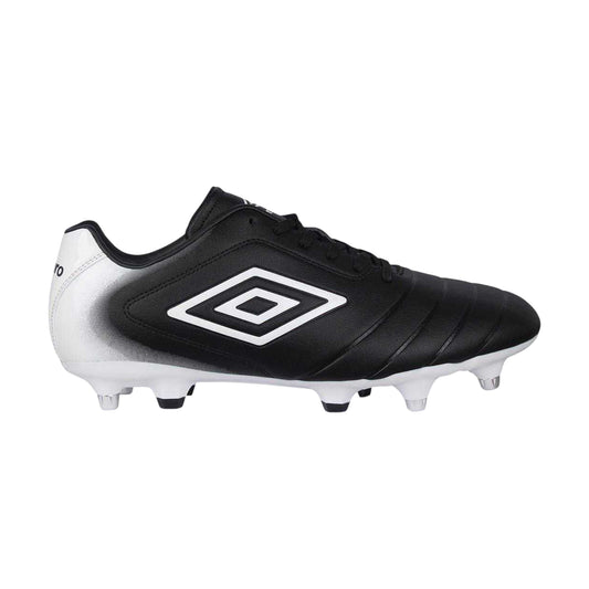 Black-White - Front - Umbro Unisex Adult Calcio Black and White Soft Ground Football Boots