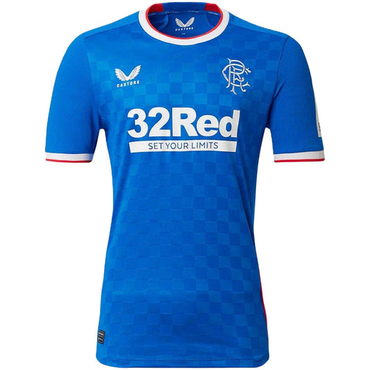 Blue - Front - Castore Womens-Ladies Pro Rangers FC Replica Football Shirt