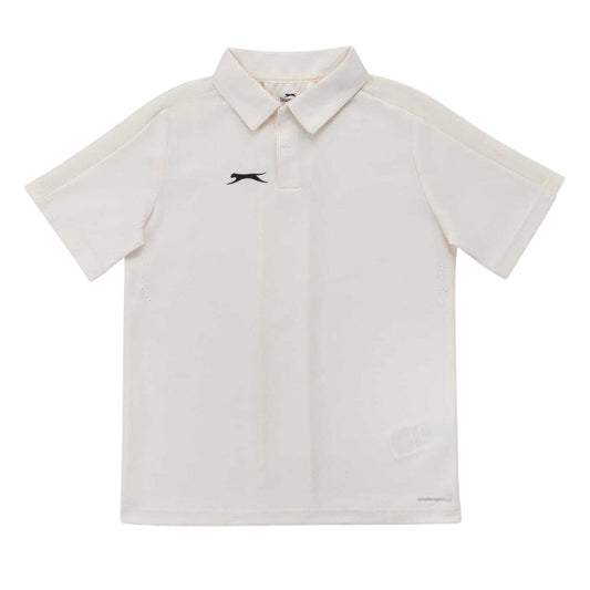Cream - Front - Slazenger Childrens-Kids Slaz Aero Lightweight Short-Sleeved Shirt