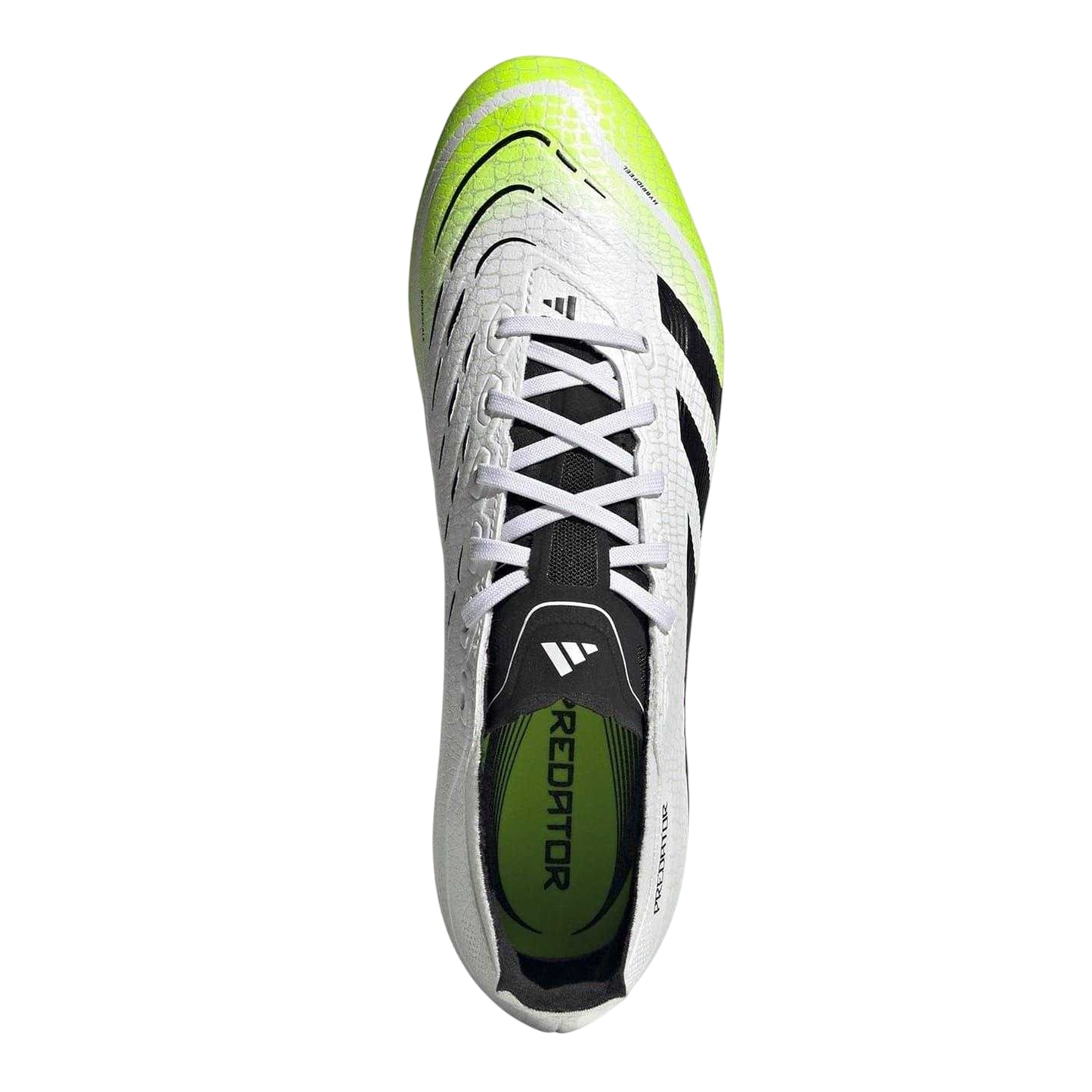 White-Black-Lemon - Lifestyle - Adidas Unisex Adult Predator League Soft Ground Football Boots