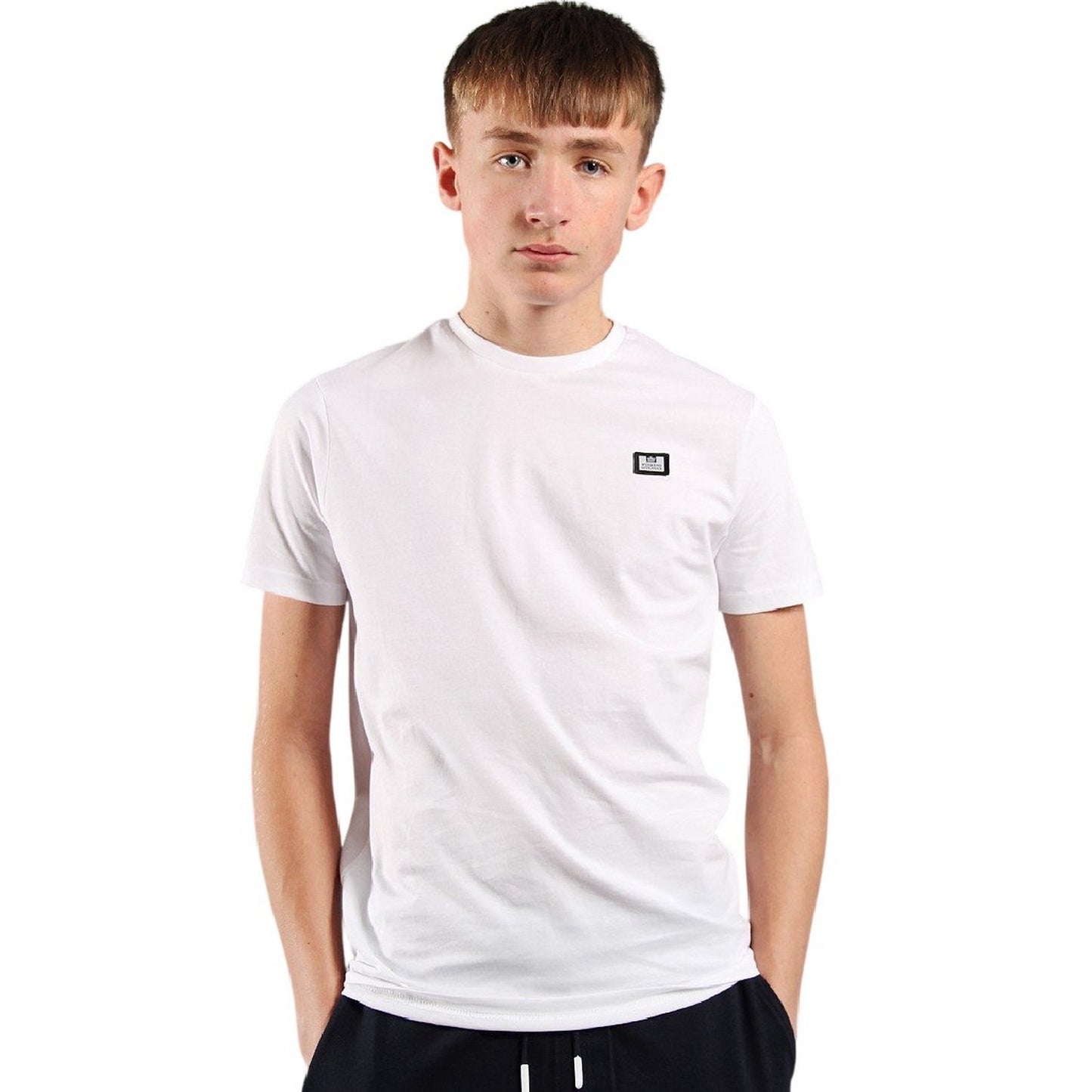 White - Side - Weekend Offender Childrens-Kids Kingston Cotton T-Shirt