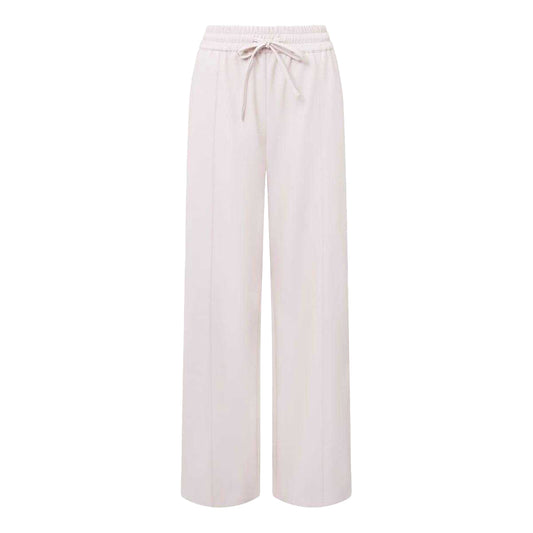 Cream - Front - French Connection Womens-Ladies Tasha Wide Leg Palazzo Trousers