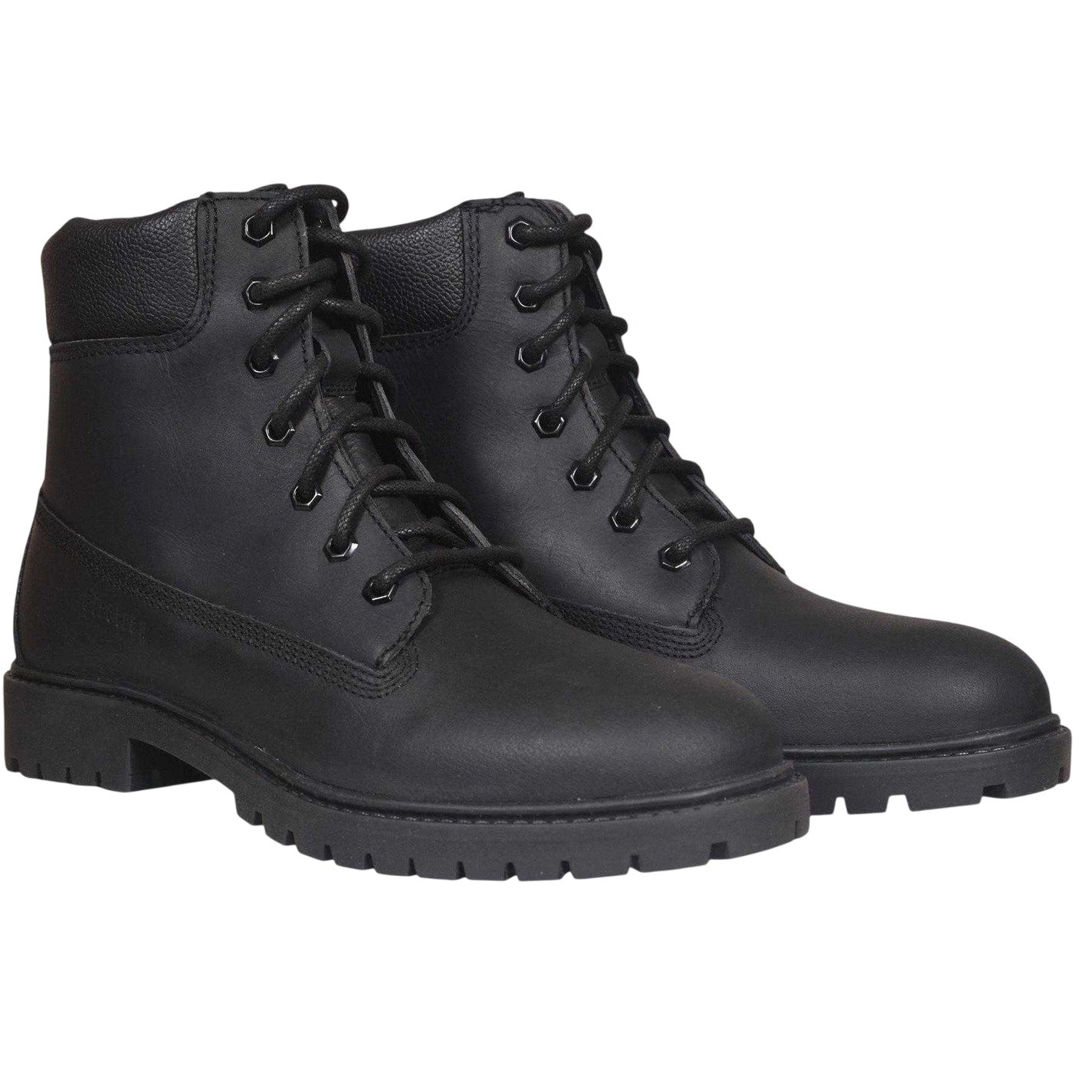 Black - Side - Firetrap Mens Tam Leather Boots
