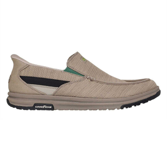 Taupe - Front - Skechers Mens Melson 2 Mesh Casual Shoes