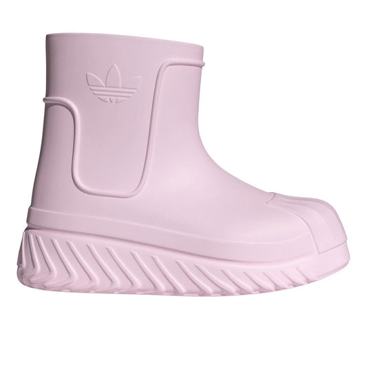 Pink - Front - Adidas Womens-Ladies Superstar Bluetooth Chunky Flat Snow Boots