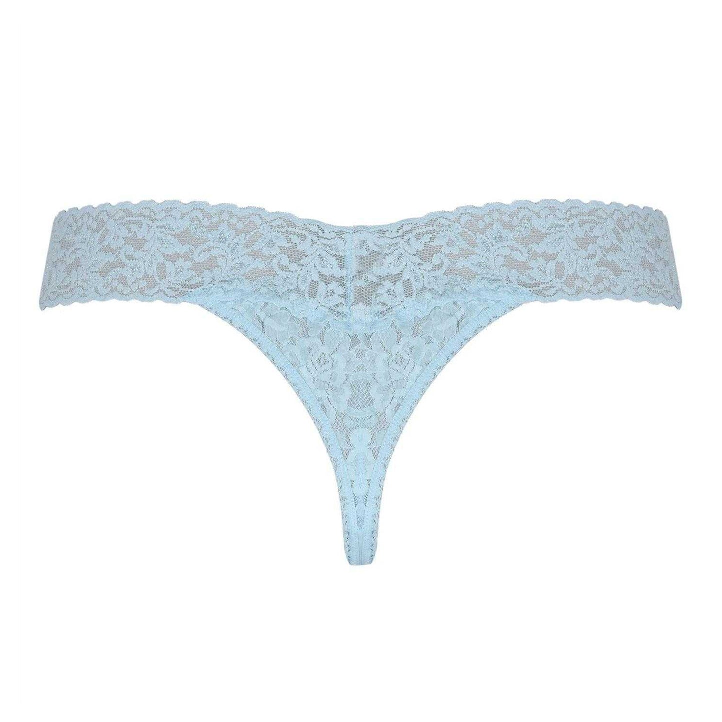 Celestial Blue - Back - Hanky Panky Womens-Ladies Mid Rise Thong