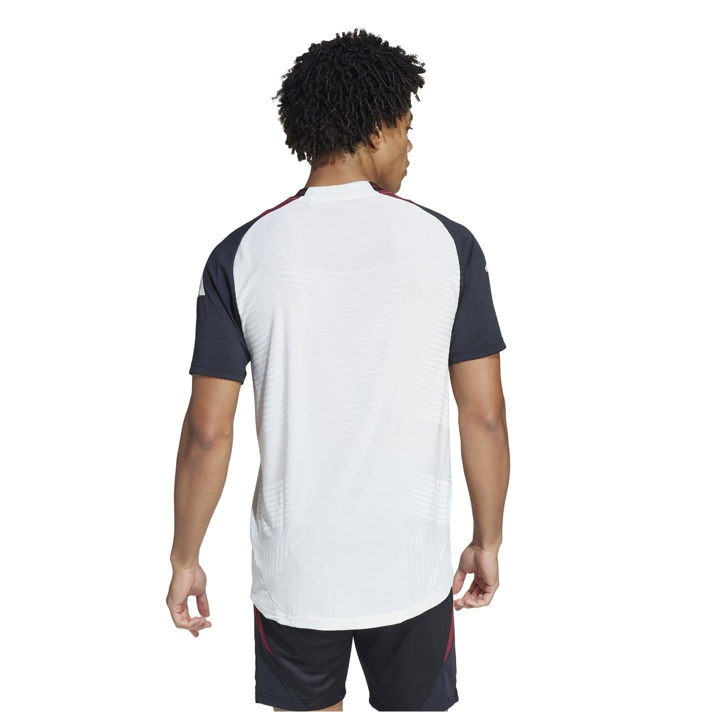 Off White-Black - Pack Shot - Adidas Mens Tiro 24 Pro Manchester United FC Football Jersey