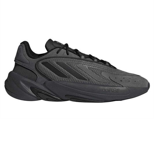 Grey - Front - Adidas Mens Ozelia Logo Low Cut Trainers