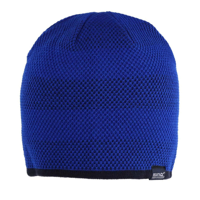Black-Grey - Side - Regatta Unisex Adult Brock III Beanie