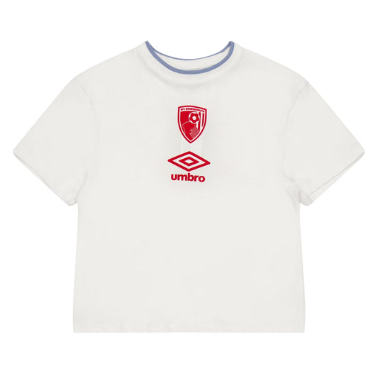 Brilliant White - Front - Umbro Childrens-Kids AFC Bournemouth T-Shirt