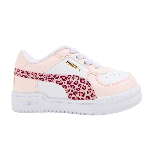 White - Front - Puma Childrens-Kids CA Pro Leopard Print Trainers