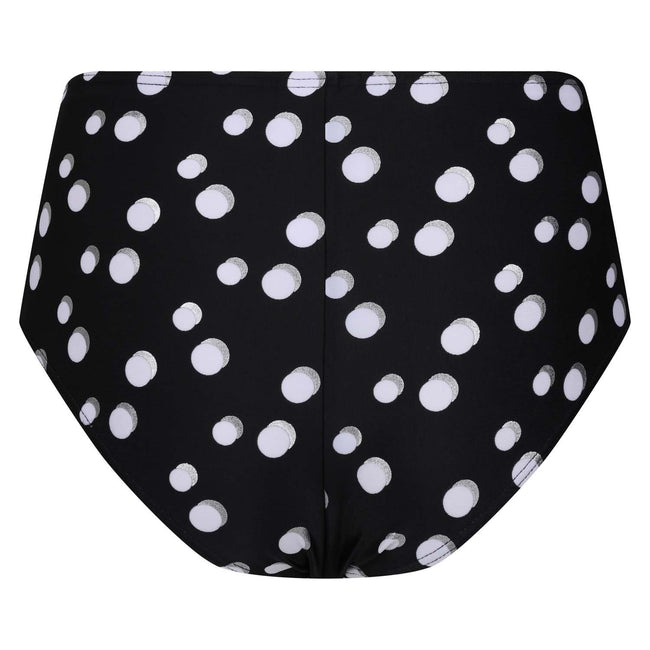 Black-White - Back - Regatta Womens-Ladies Paloma Spotted Bikini Bottoms