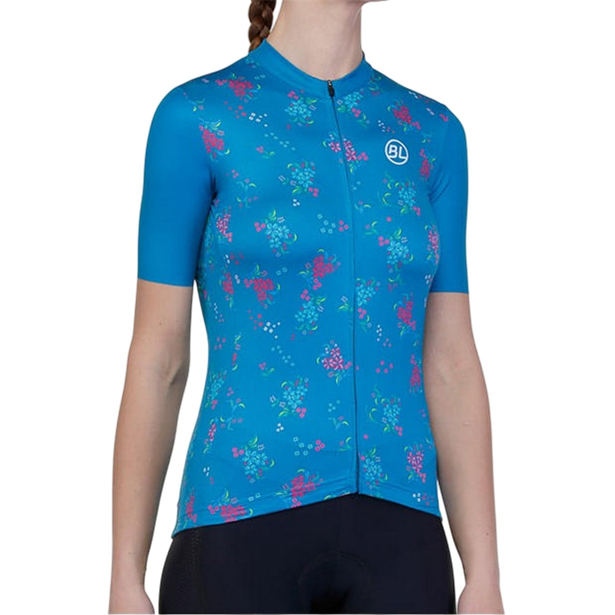 Teal Green - Side - Bicycle Line Womens-Ladies Garda Cycling Jersey