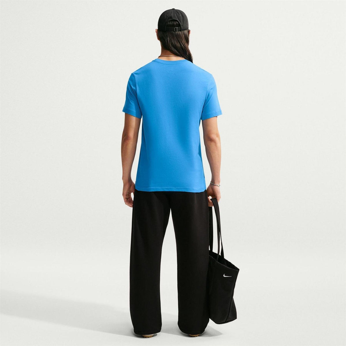 Blue - Pack Shot - Nike Mens Club Team Cotton Lightweight T-Shirt
