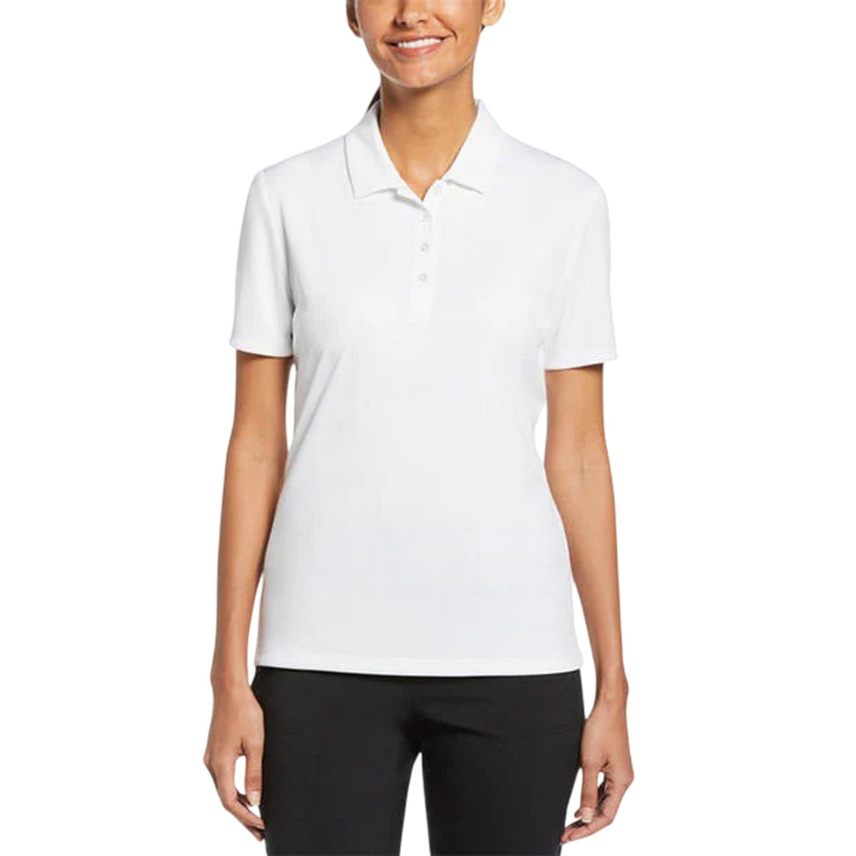 Bright White - Side - Callaway Womens-Ladies Tourn Regular Polo Shirt