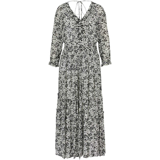 Brown - Front - Boss Womens-Ladies Dellima V Neck Wrap Dress