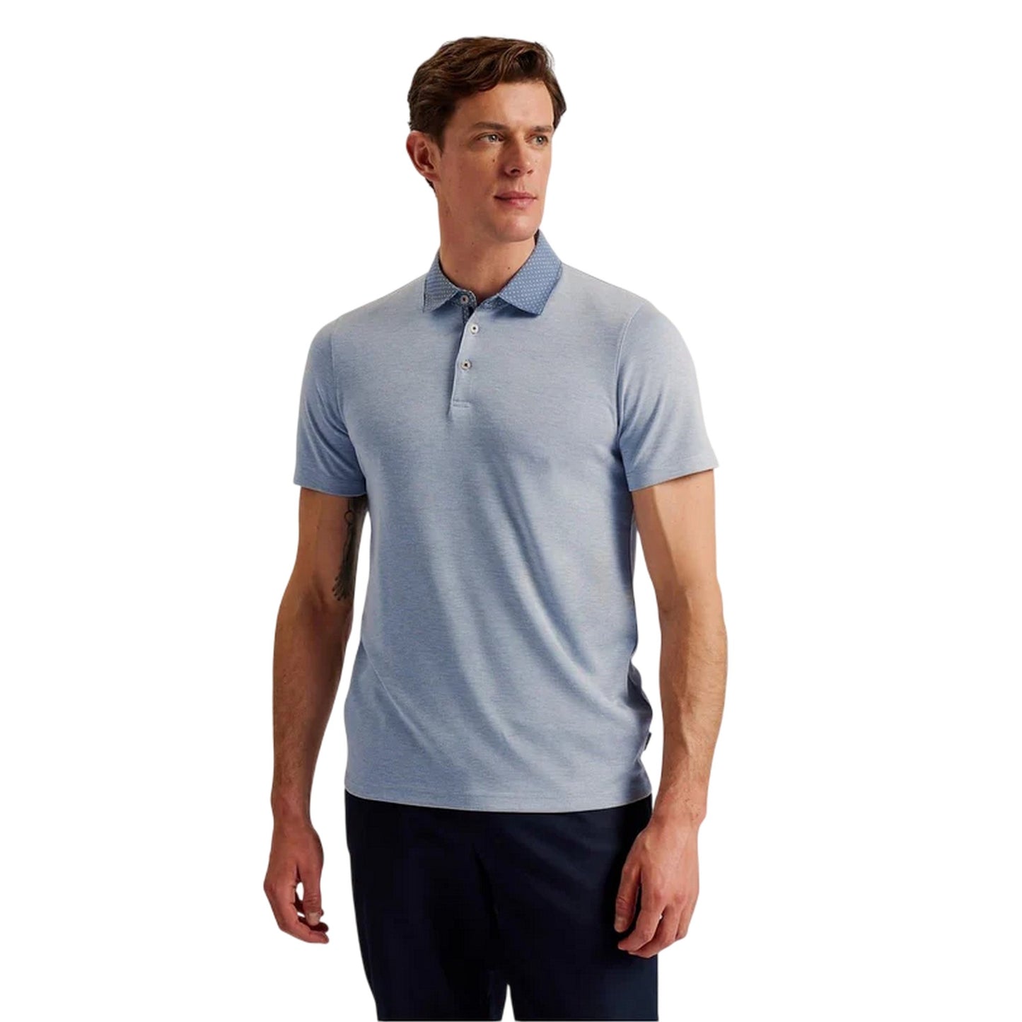 Dark Blue - Lifestyle - Ted Baker Mens Naires Regular Polo Shirt