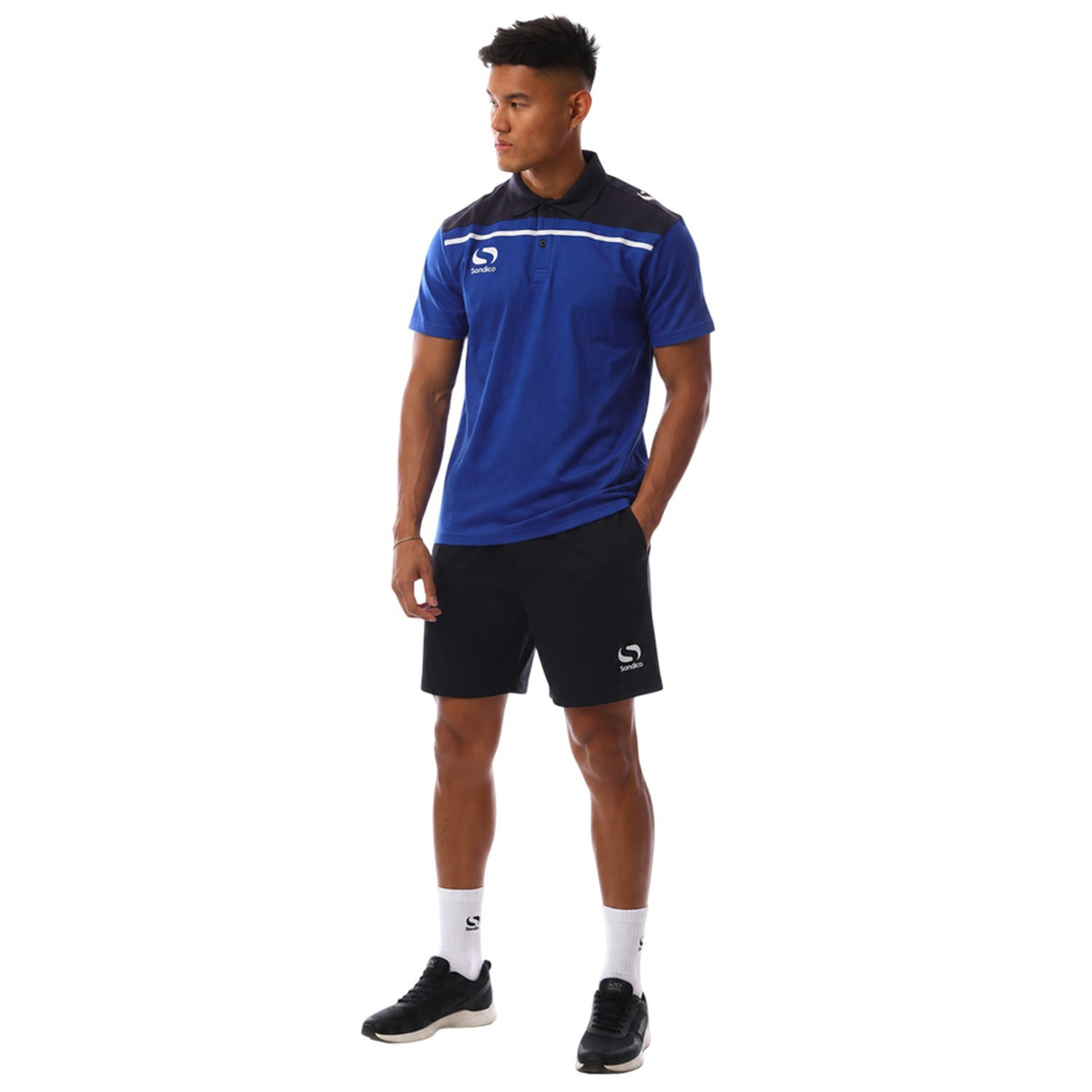Royal Blue-Navy - Lifestyle - Sondico Mens Precision Collared Polo Shirt
