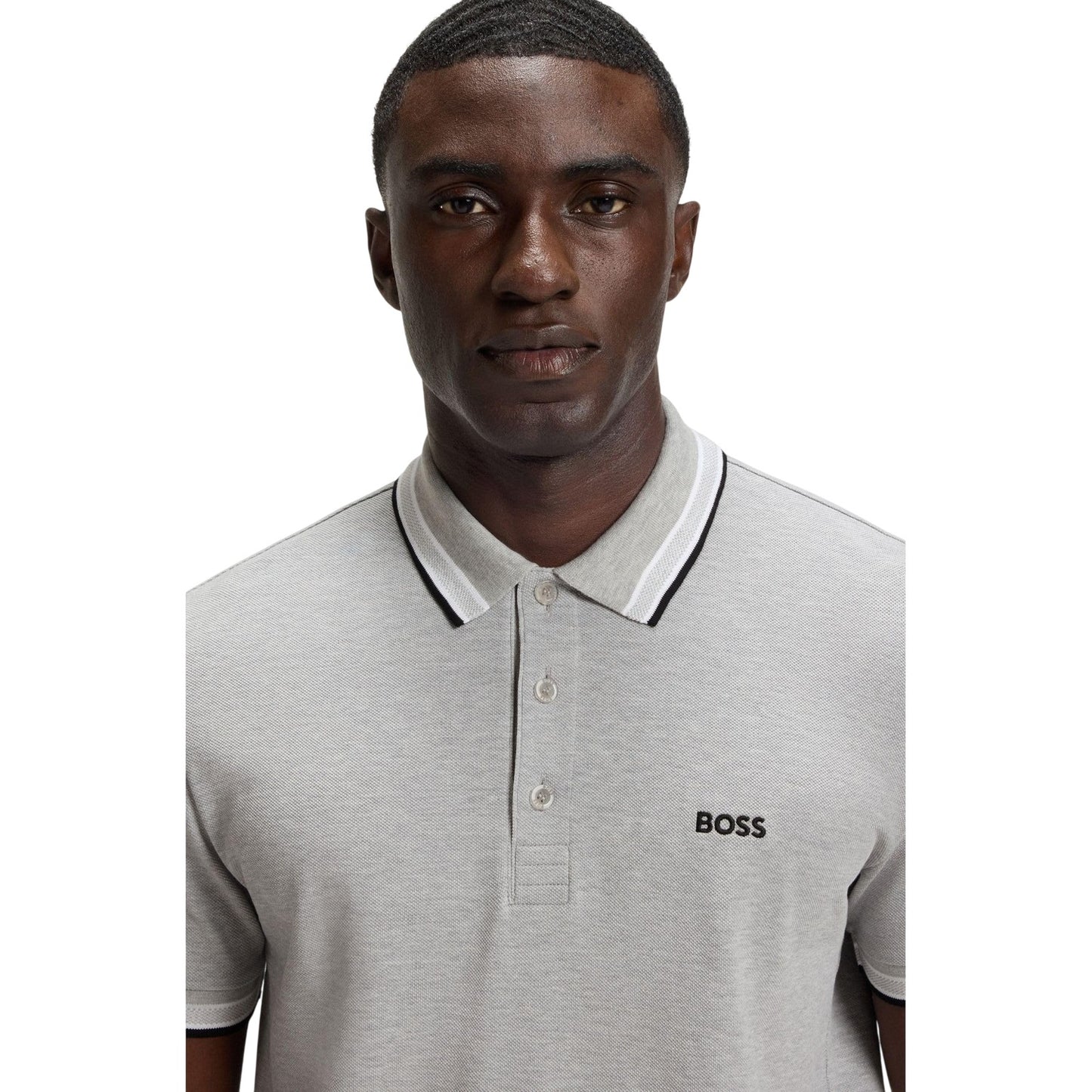 Silver - Lifestyle - Boss Mens Paddy Euro Polo Shirt