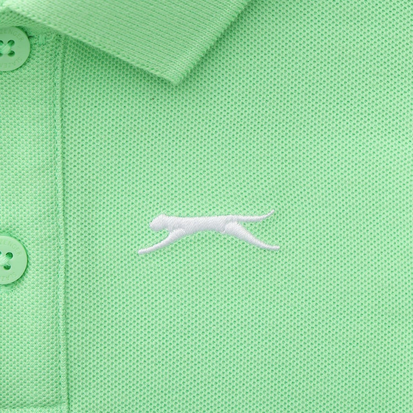 Bright Green - Side - Slazenger Baby Plain Polo Shirt