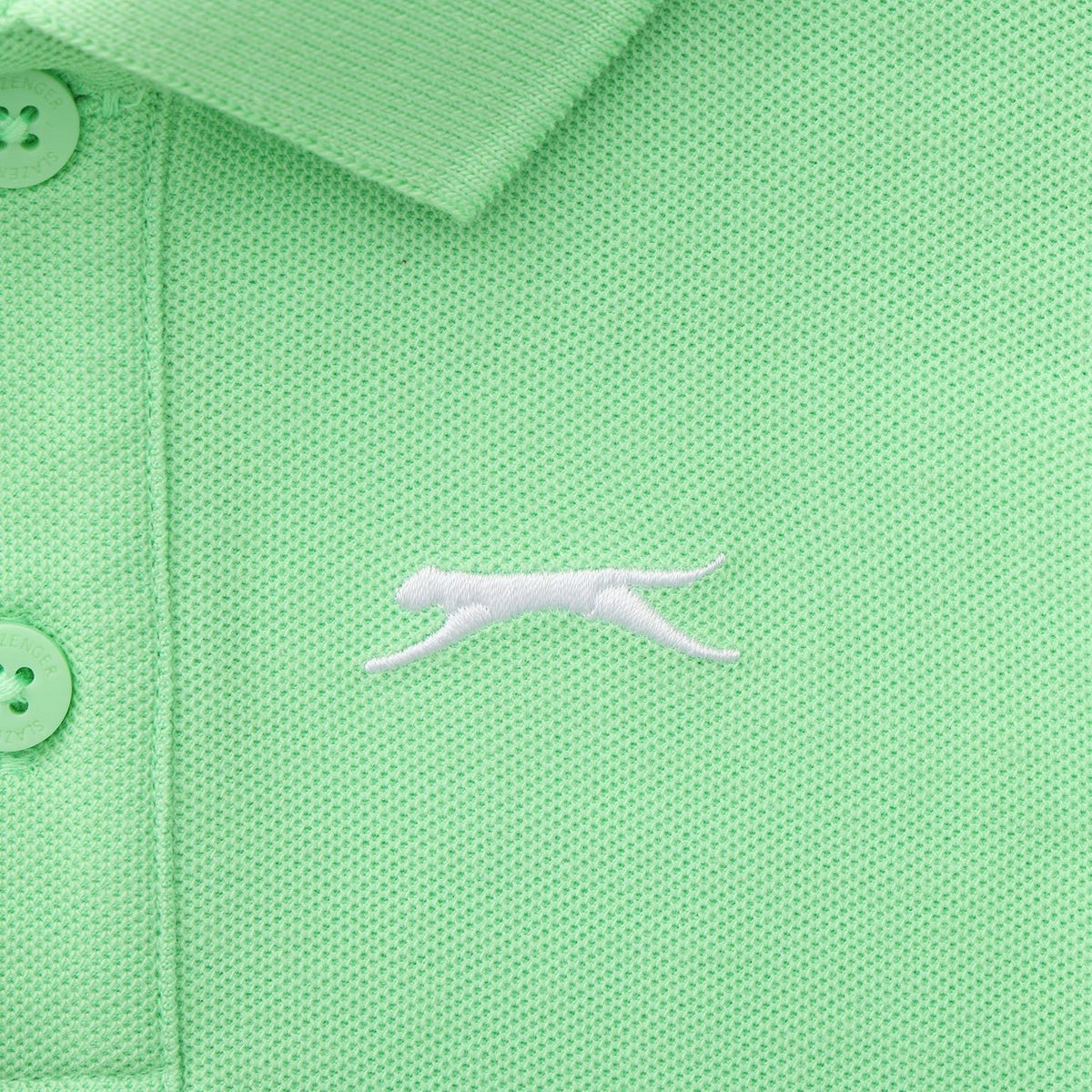 Bright Green - Side - Slazenger Baby Plain Polo Shirt