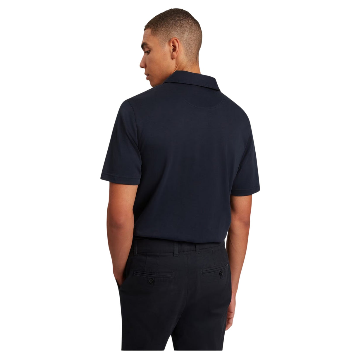 Navy - Lifestyle - Ted Baker Mens Mercerised Cotton Polo Shirt