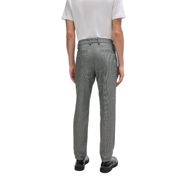 Black - Back - Boss Mens Regular Trousers