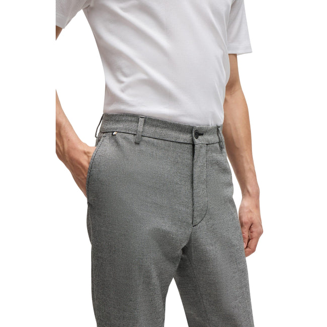 Black - Lifestyle - Boss Mens Regular Trousers
