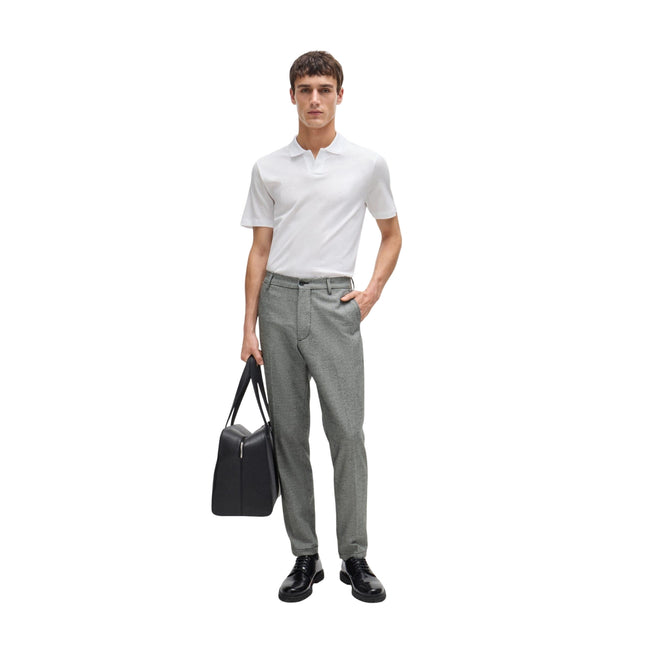 Black - Pack Shot - Boss Mens Regular Trousers