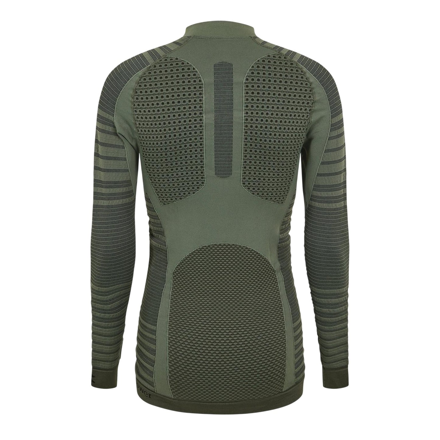 Green - Back - Diadora Mens Quarter Zip Long-Sleeved Top