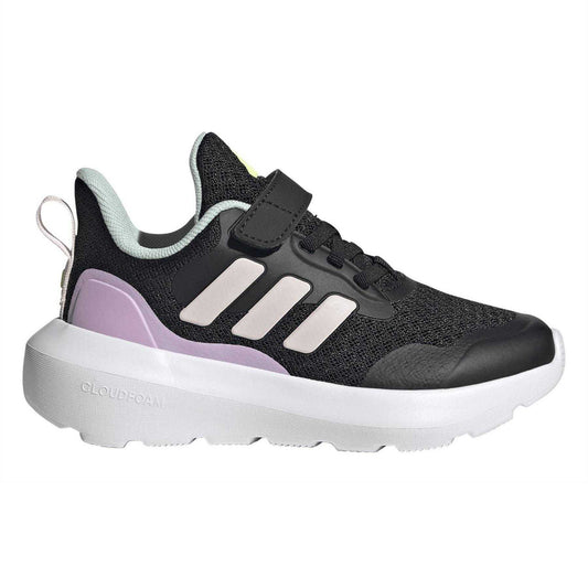 Pink-Lilac - Front - Adidas Childrens-Kids Fortarun 3.0 Trainers