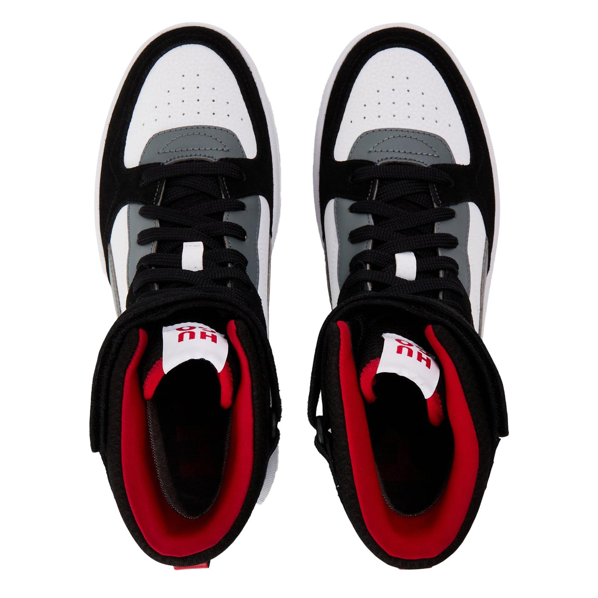 White-Black - Lifestyle - Hugo Mens Kilian Hito Ltmx Suede Trainers