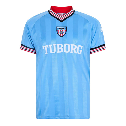 Blue - Front - Sunderland AFC Mens Patrick 1986-87 Football Shirt