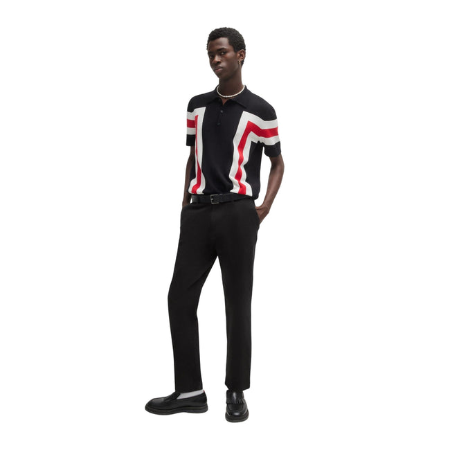 Black - Lifestyle - Hugo Mens Tapered Chinos