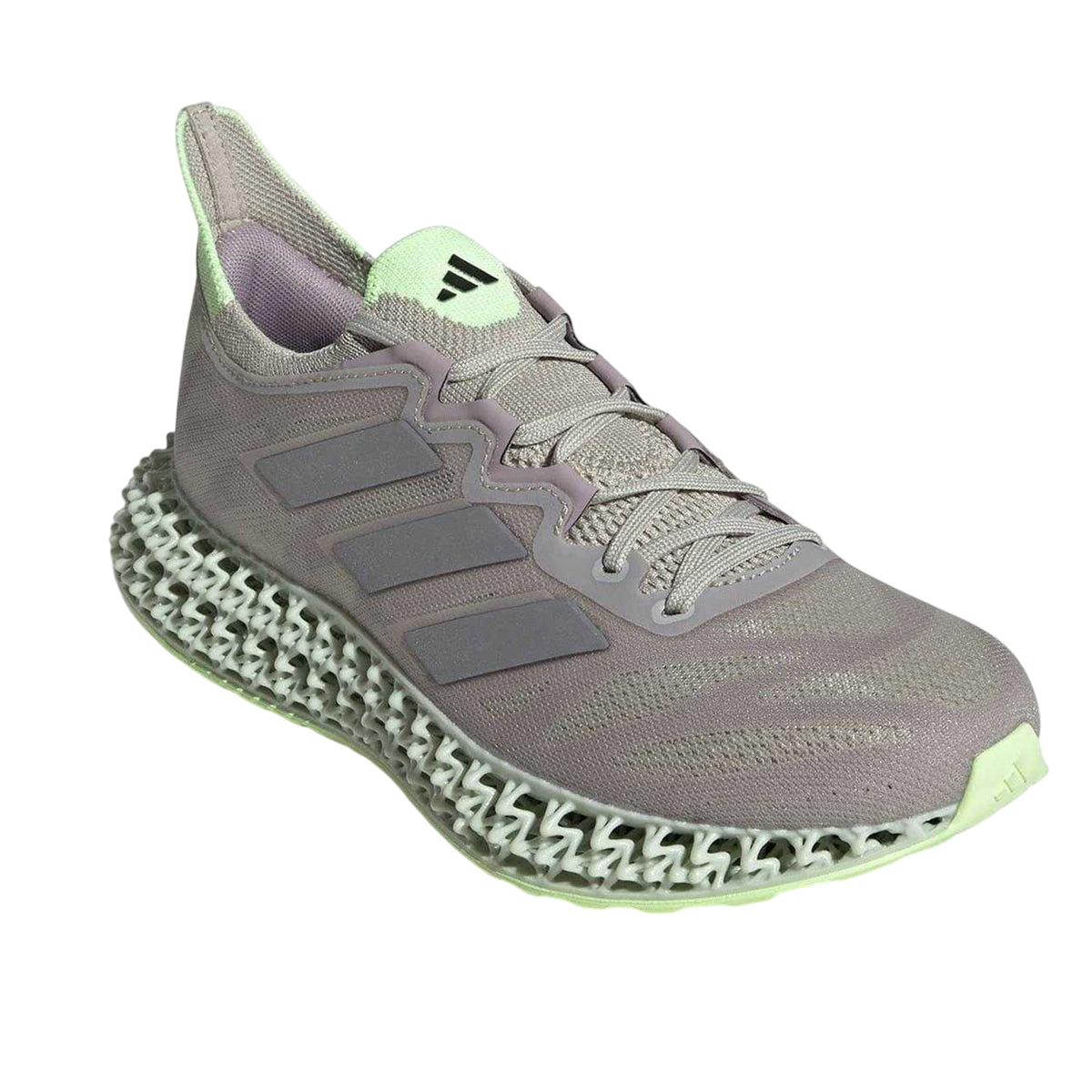 Grey - Pack Shot - Adidas Womens-Ladies 4DFWD 3 Running Trainers