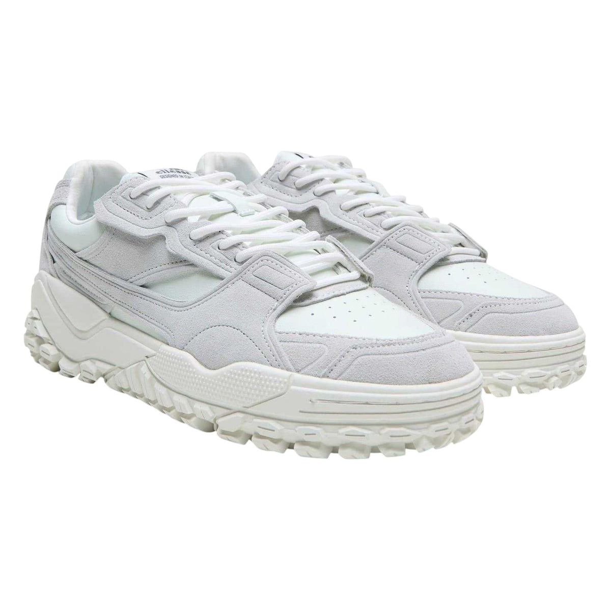 White - Lifestyle - Ellesse Mens Classic Leather Trainers