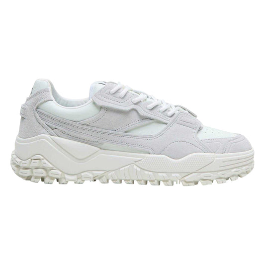 White - Front - Ellesse Mens Classic Leather Trainers