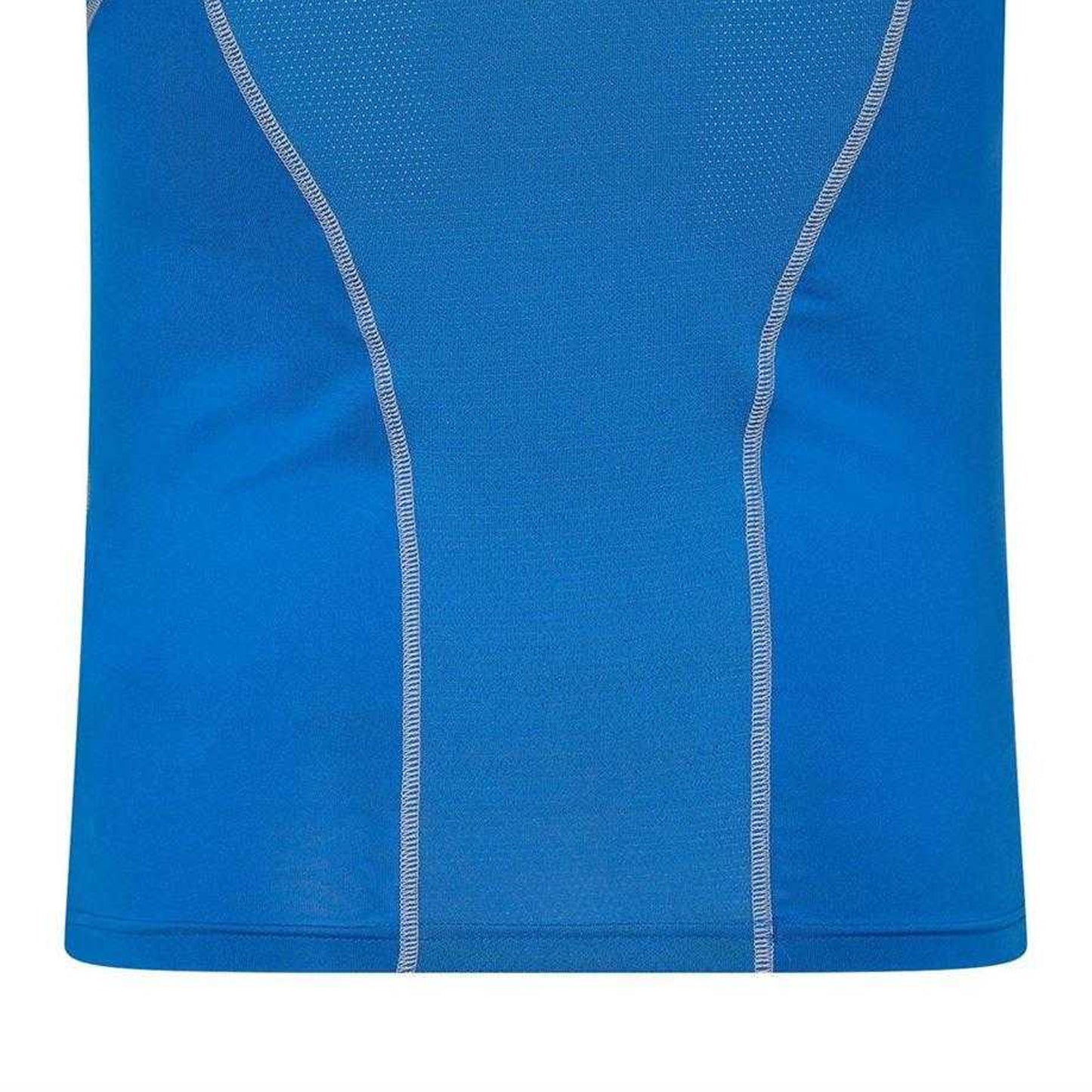 Blue - Lifestyle - Skins Mens Carbonyte Contrast Detail Base Layer Top