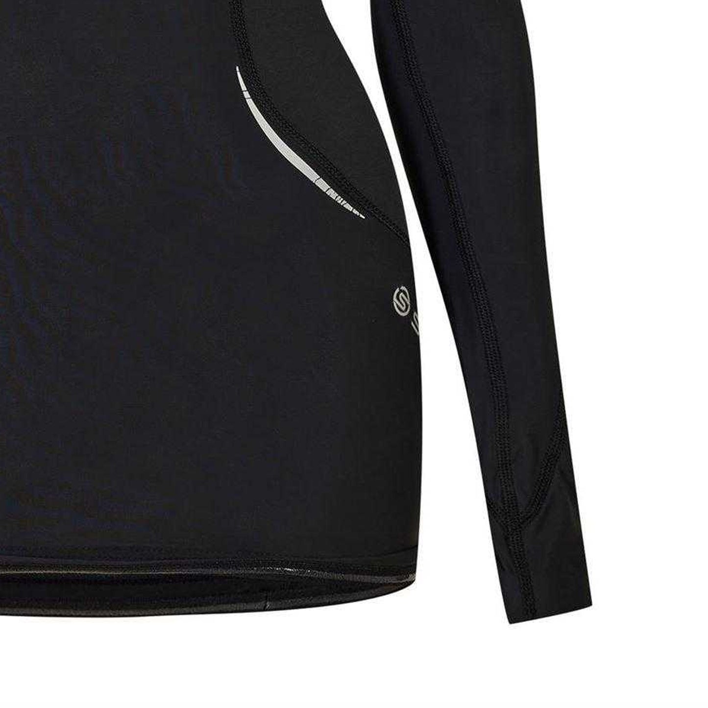 Black - Lifestyle - Skins Womens-Ladies A400 Long-Sleeved Base Layer Top