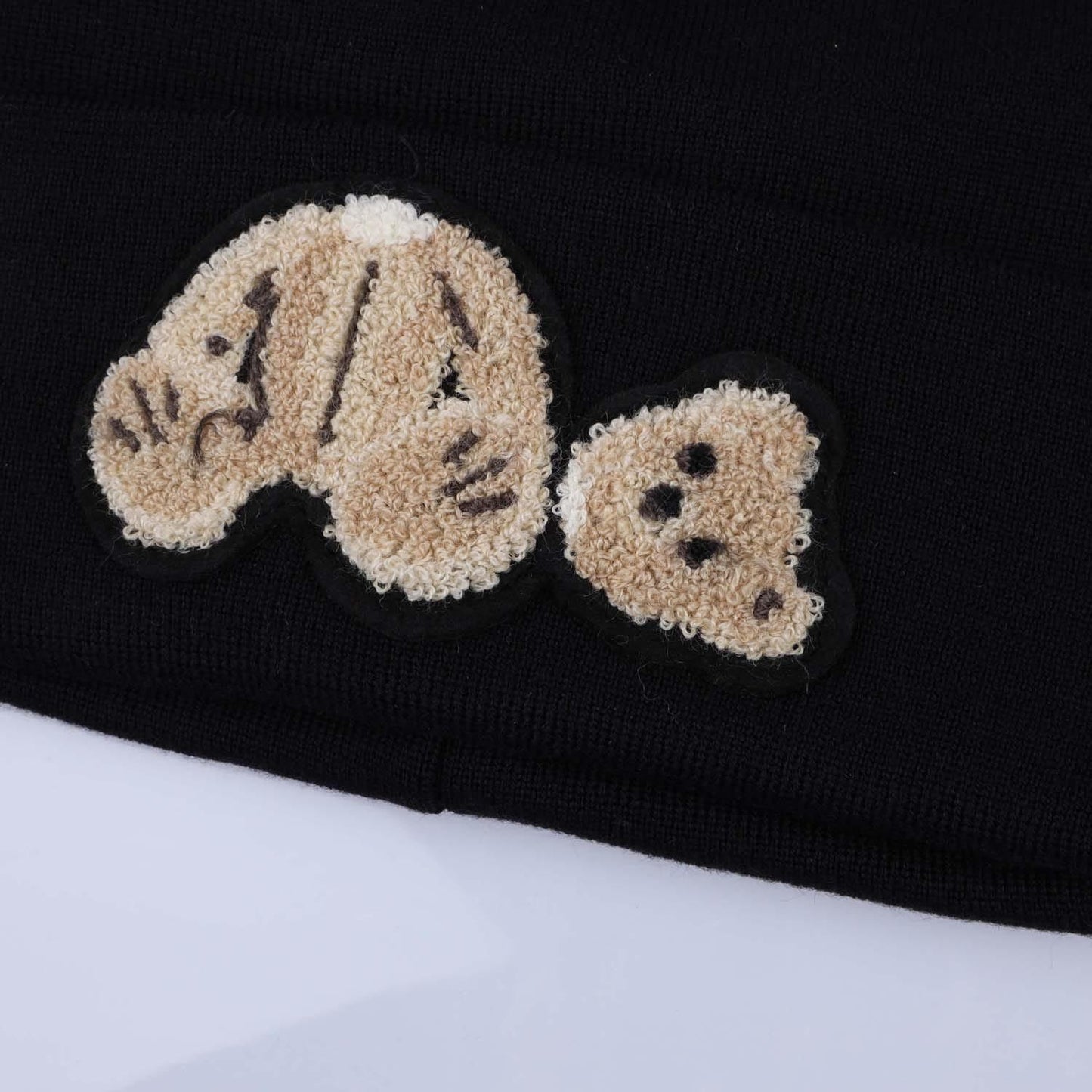 Black - Side - Palm Angels Unisex Adult Bear Beanie