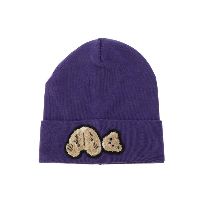 Purple - Front - Palm Angels Unisex Adult Bear Beanie