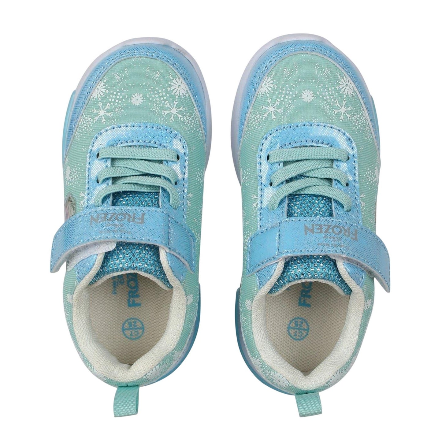 Blue - Pack Shot - Frozen Childrens-Kids Elsa & Anna Trainers