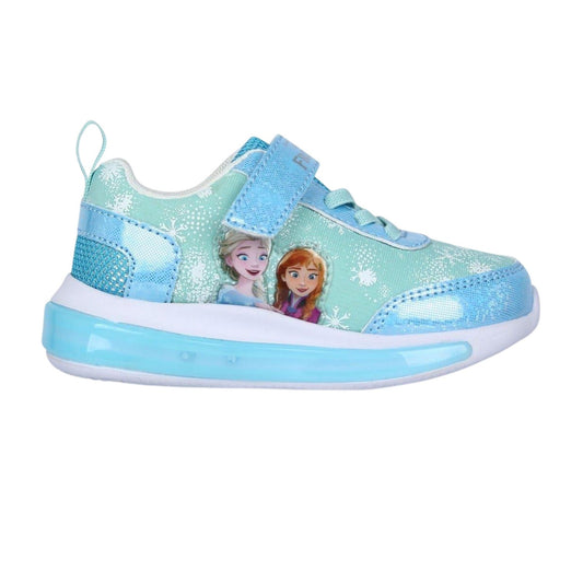 Blue - Front - Frozen Childrens-Kids Elsa & Anna Trainers