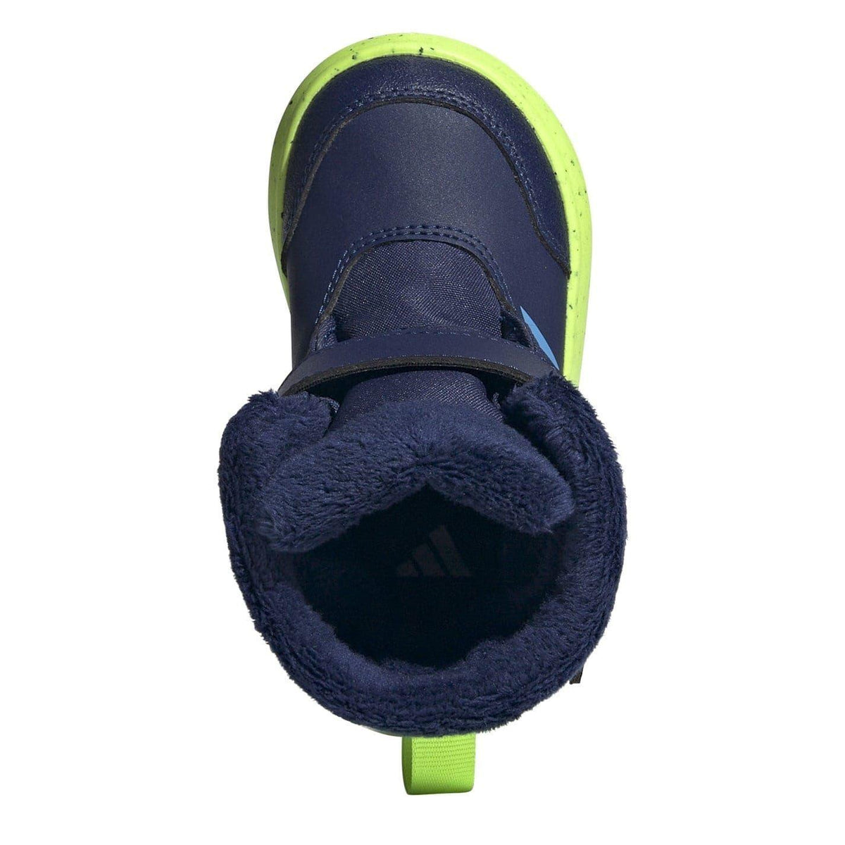 Blue-Green - Pack Shot - Adidas Childrens-Kids 3 Stripes Snow Boots