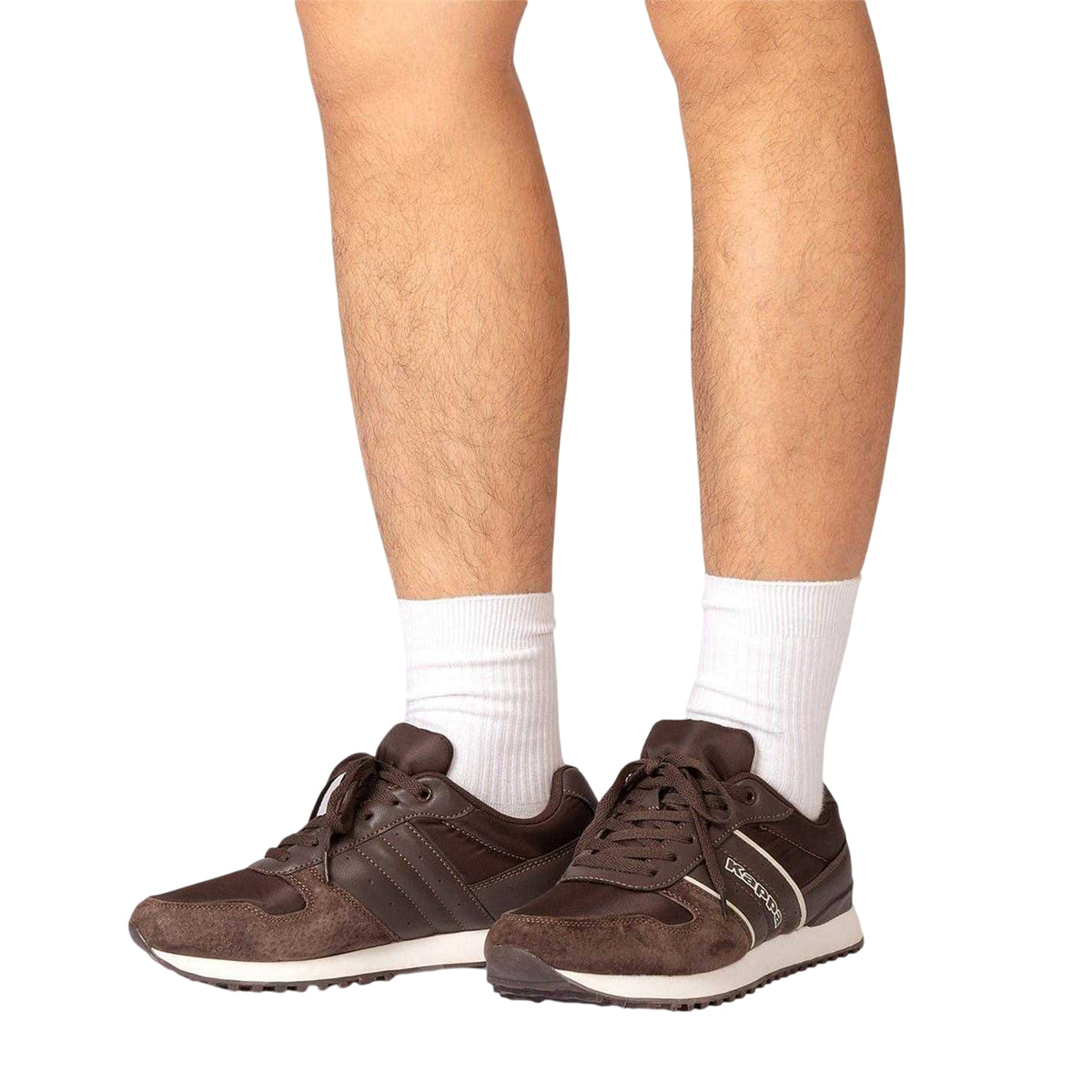 Dark Brown - Lifestyle - Kappa Mens Trainers