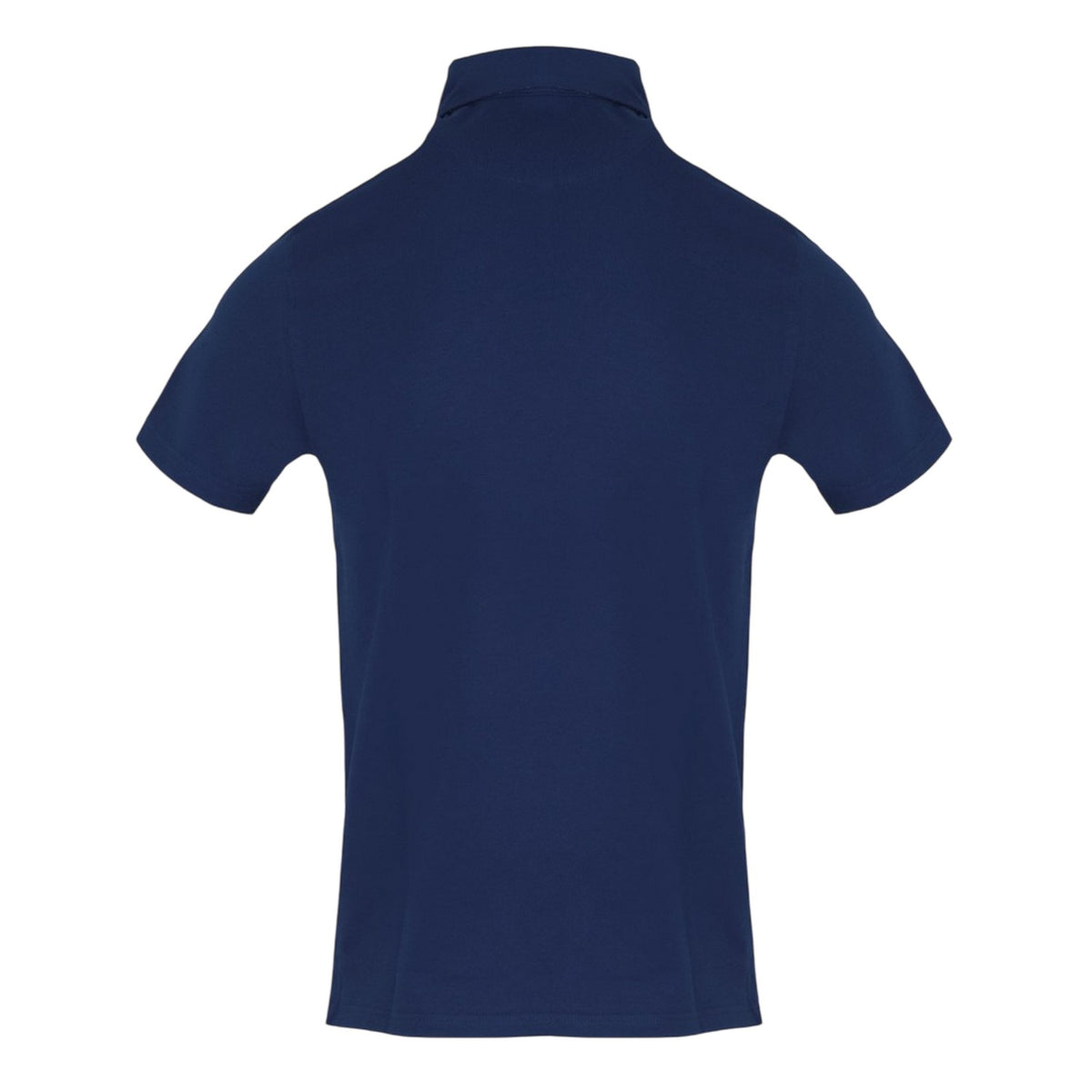 Navy - Back - Aquascutum Mens Logo Polo Shirt