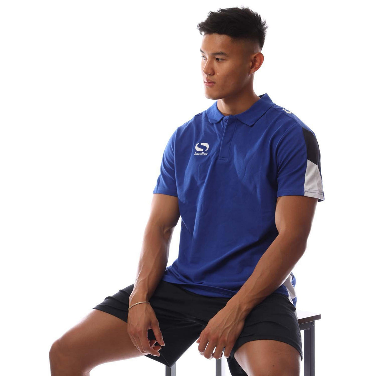Royal Blue-Navy-White - Lifestyle - Sondico Mens Venata Collared Polo Shirt