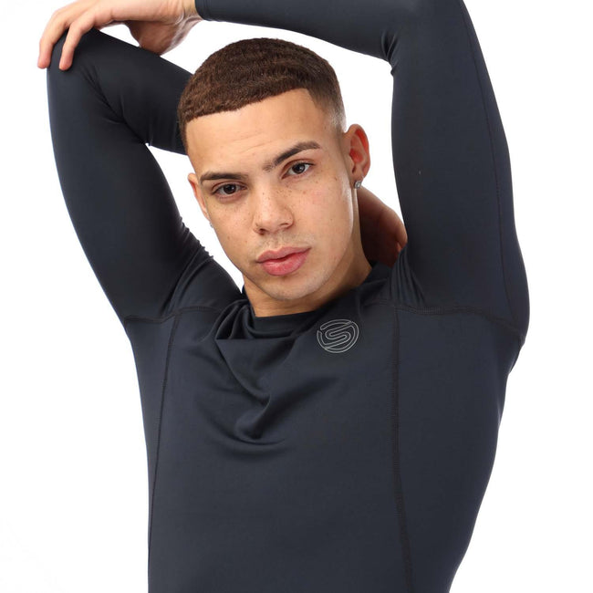 Navy - Lifestyle - Skins Mens Series-2 Long-Sleeved Top