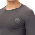 Charcoal - Side - Skins Mens Series-2 Long-Sleeved Top