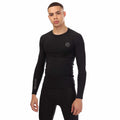 Black - Front - Skins Mens Series-2 Long-Sleeved Top